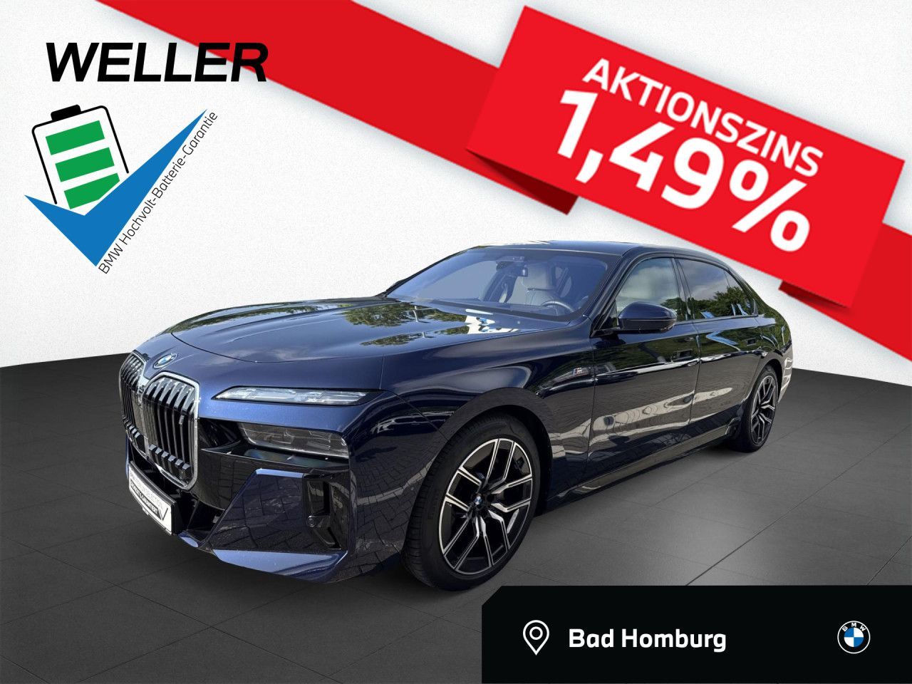 BMW i7 xDrive60 M Sportpaket, AHK Leas. ab  710 HUD