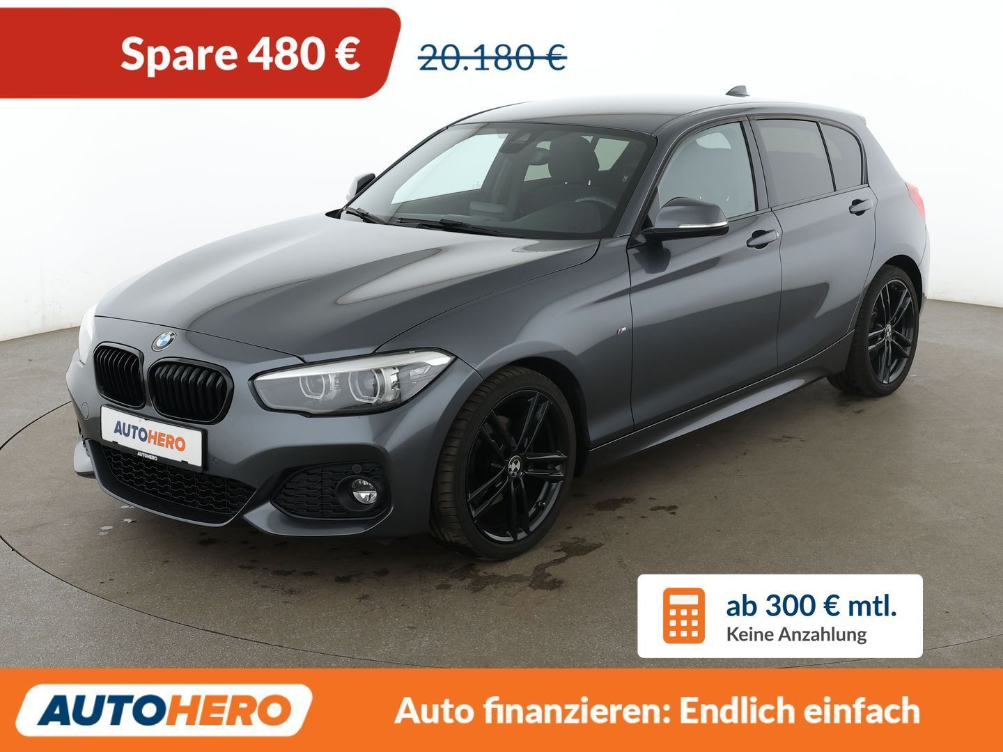 BMW 120i Edition M Sport Shadow Aut NAVI LED TEMPO P