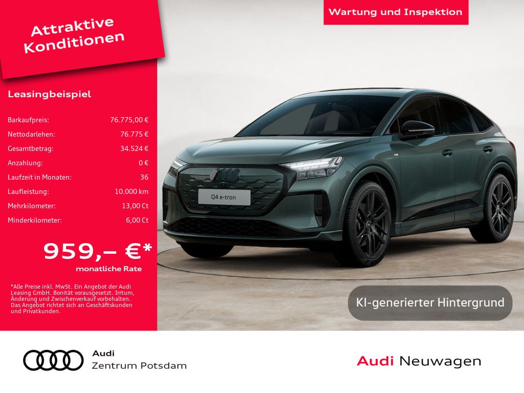 Audi Q4 Sportback e-tron performance PANO HUD NAVI