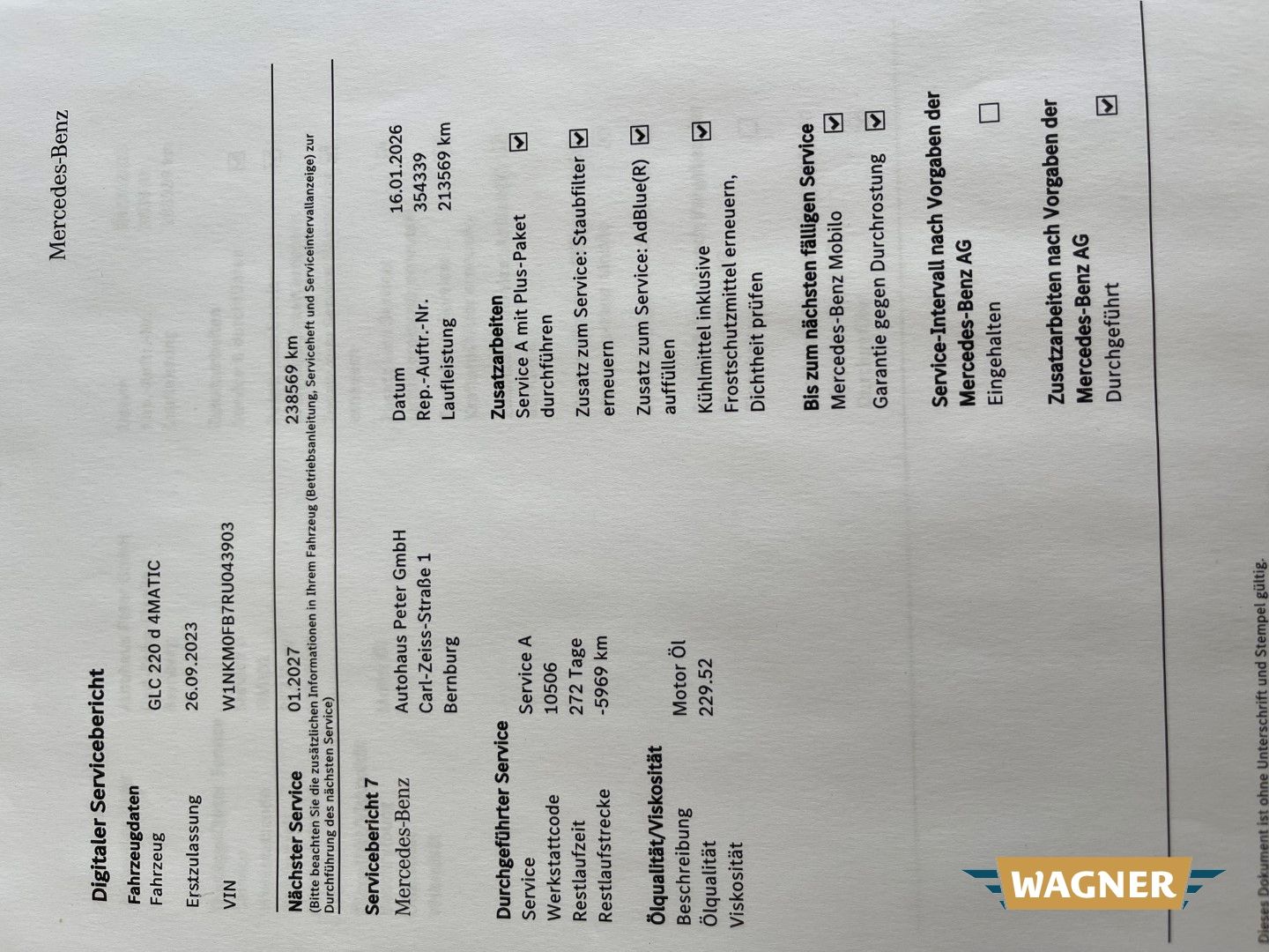 Fahrzeugabbildung Mercedes-Benz GLC 220 d 4Matic Memory Sitze Sitzheizung