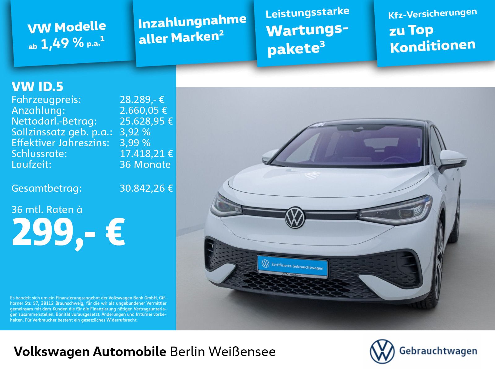 Volkswagen ID.5 Pro Performance MATRIX NAVI AHK RFK SHZ AAC foto 2