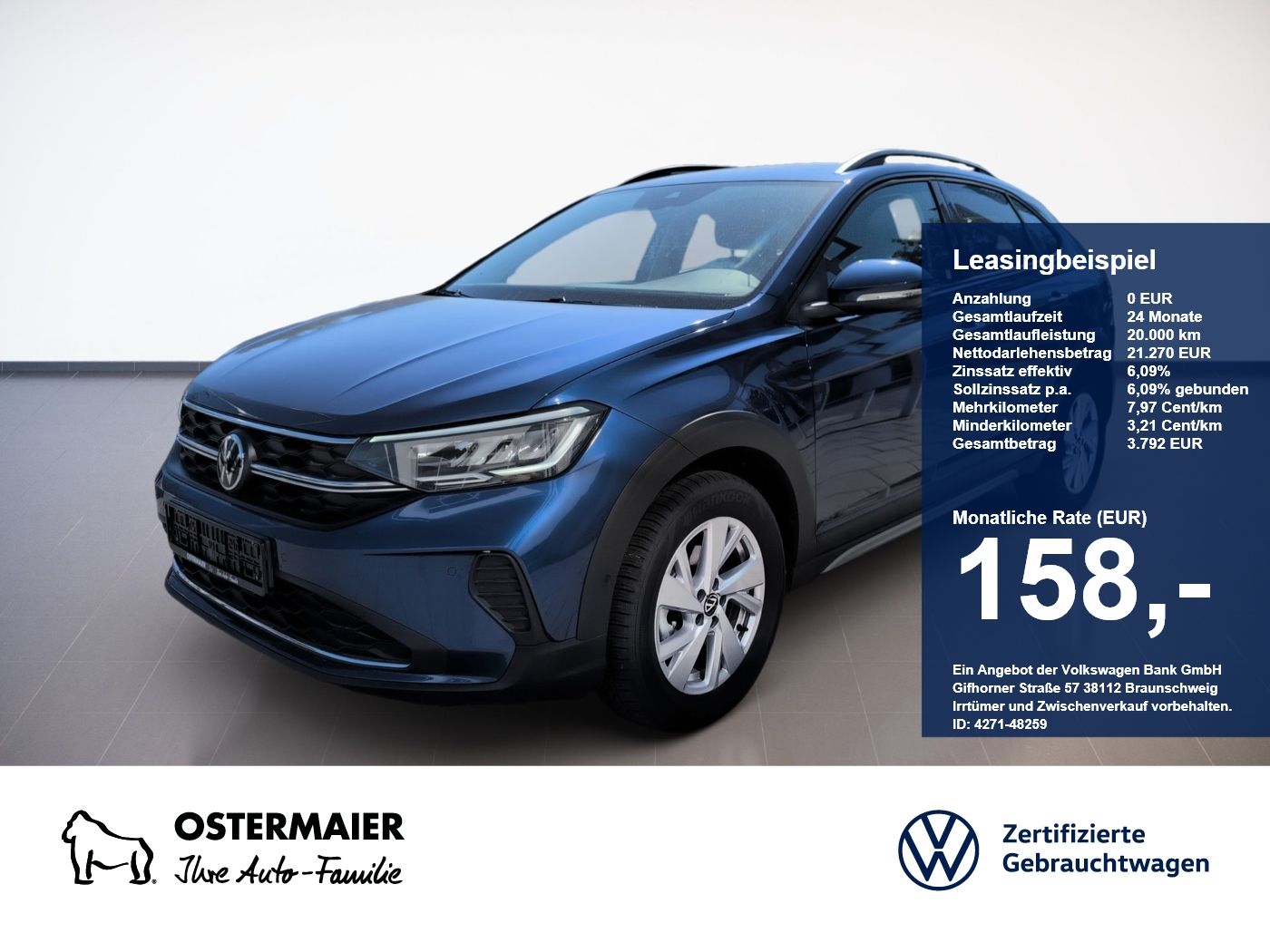 Volkswagen Taigo LIFE 1.0TSI 95PS 5J-G.KAMERA.NAVI+VC.LED.A