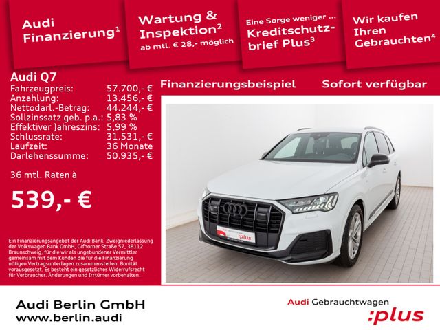 Audi Q7 S line 50 TDI qu.tiptr. B&O AIR STDHZG RFK