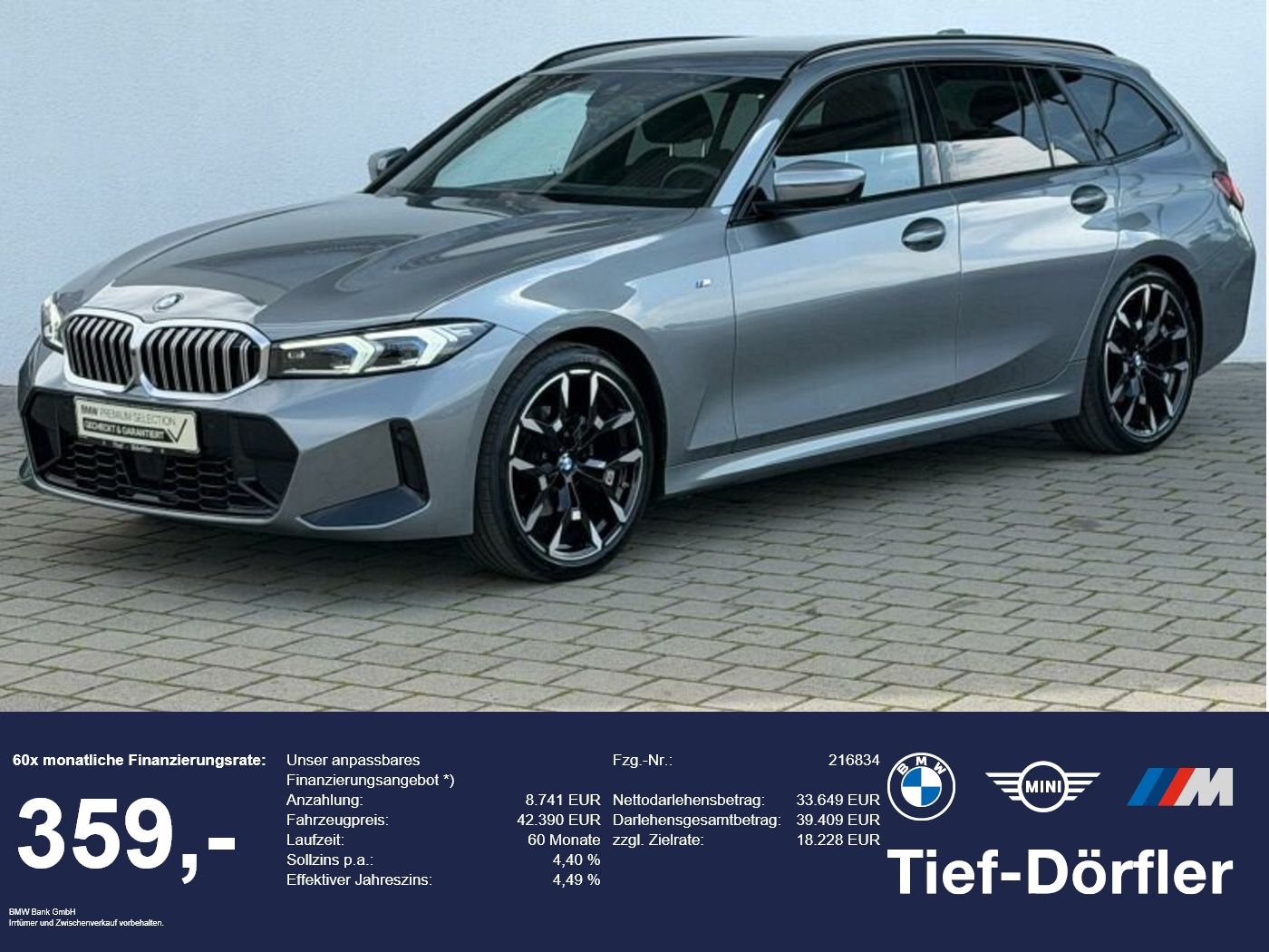 BMW 320i M Sport ACC Park-Assi 360 HiFi LED Shz AC foto 1