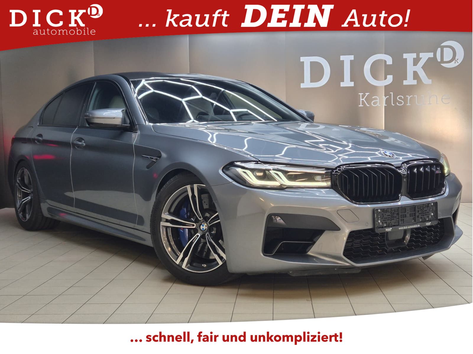 Fahrzeugabbildung BMW M5 Lim. >CARBON+SOFT+LED+HEAD+H&K+MEMO+ACC+360°+