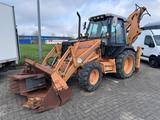 Case 580 Super K Turbo Baggerlader 5 Schaufeln inkl. - Gebraucht Bagger