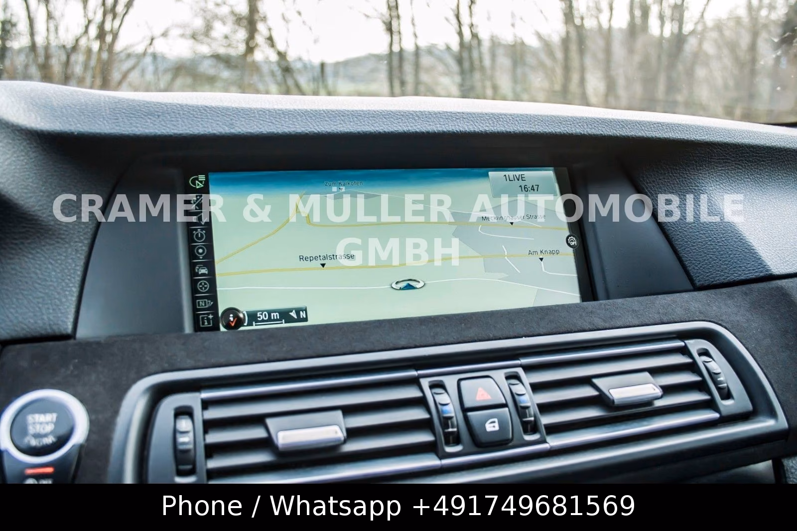 BMW M5 F10 V8 4.4 Biturbo 560 ch DKG / 164 000 km / Bleu Monte Carlo / HUD / Cuir Merino