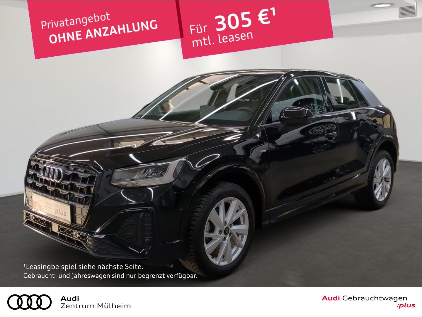Audi Q2 35 TFSI S line virtual Rückfahrkamera LED