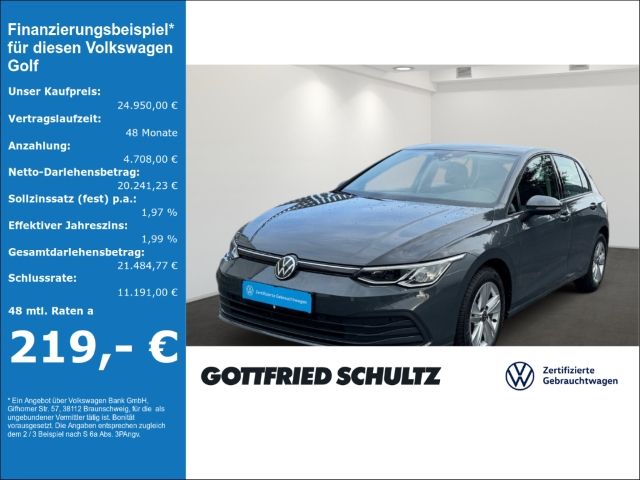 Volkswagen Golf VIII LIFE TDI CONNECT LED EPH NAVI SITZHZG