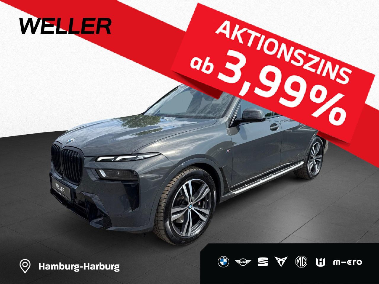 BMW X7 xDr 40dA M SPORT PRO SkyL,StHzg,AHK,KomSi,H/K