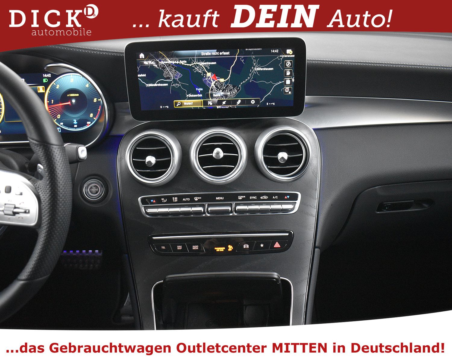 MERCEDES-BENZ GLC 300d Coupe 2X AMG >NIGHT+LUFT+MEMO+360+WIDES - Image 14