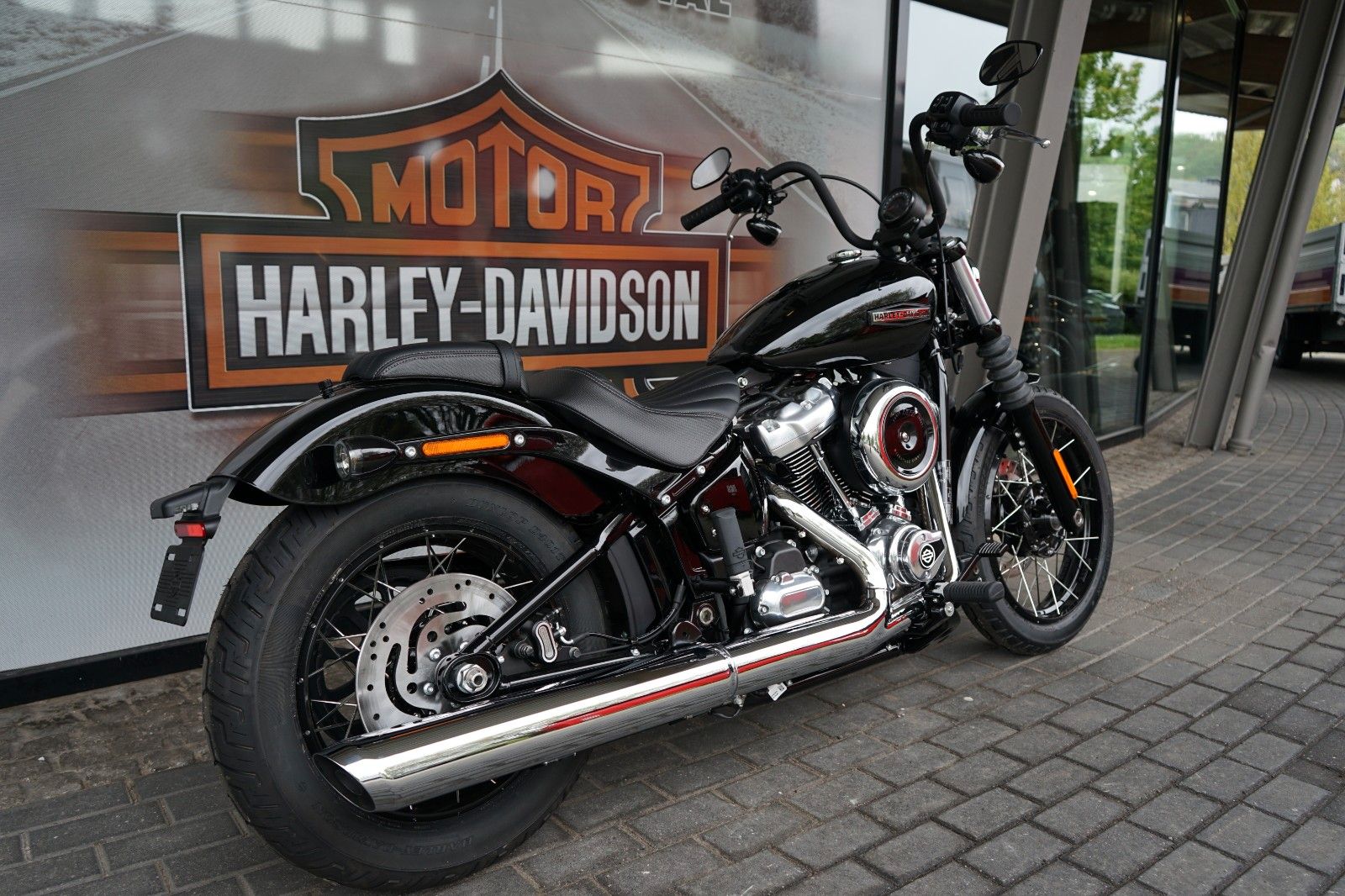 Fahrzeugabbildung Harley-Davidson Street Bob 117 Speichen 2025 Sofort Verfügbar