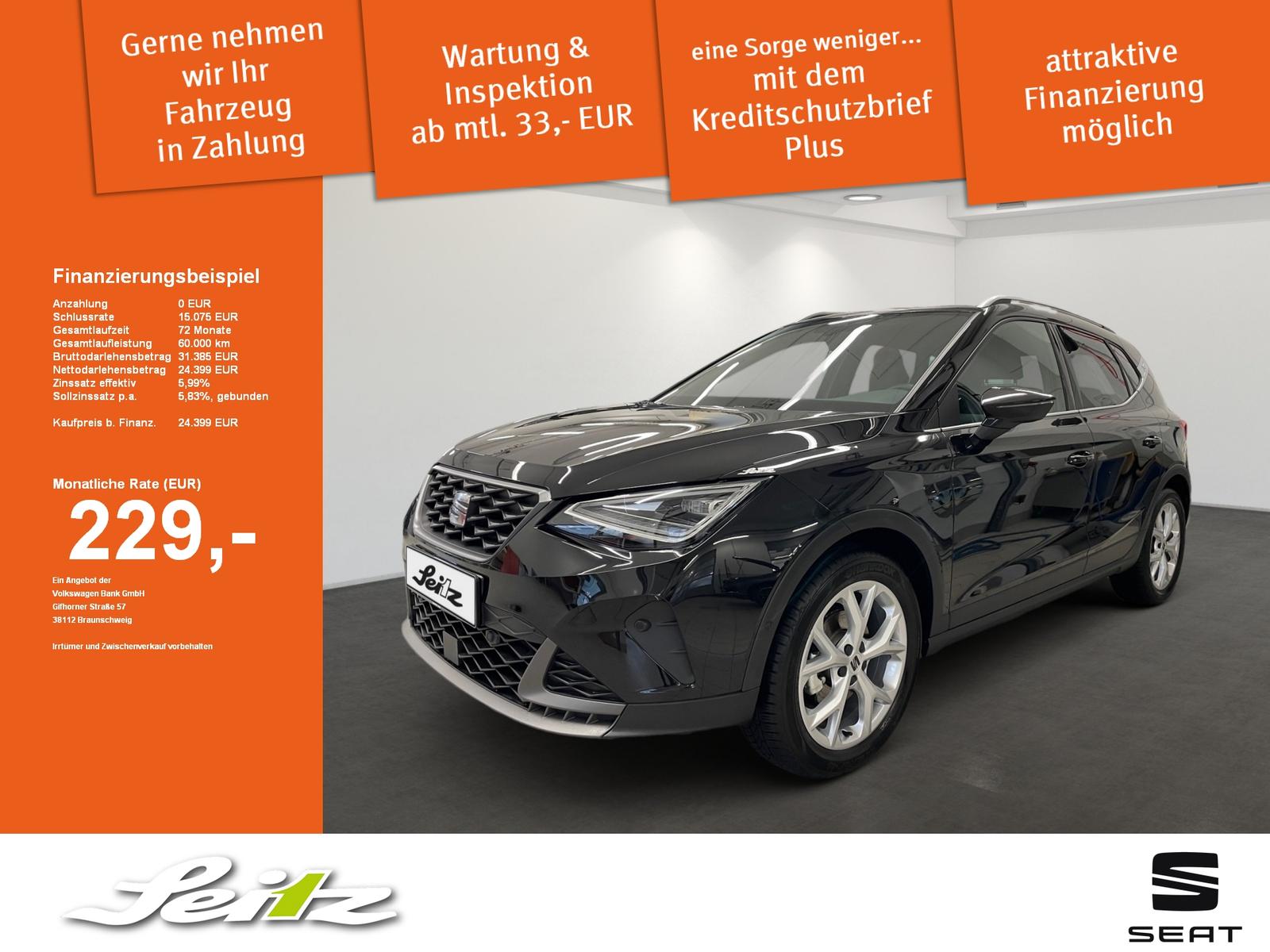 Seat Arona 1.5 TSI FR *AHK*LED*KAMERA*NAVI*
