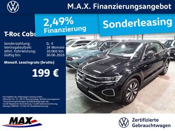 Volkswagen Leasingangebot: Volkswagen T-Roc Cabriolet 1.0 TSI STYLE GOAL LED+KAMERA+DC