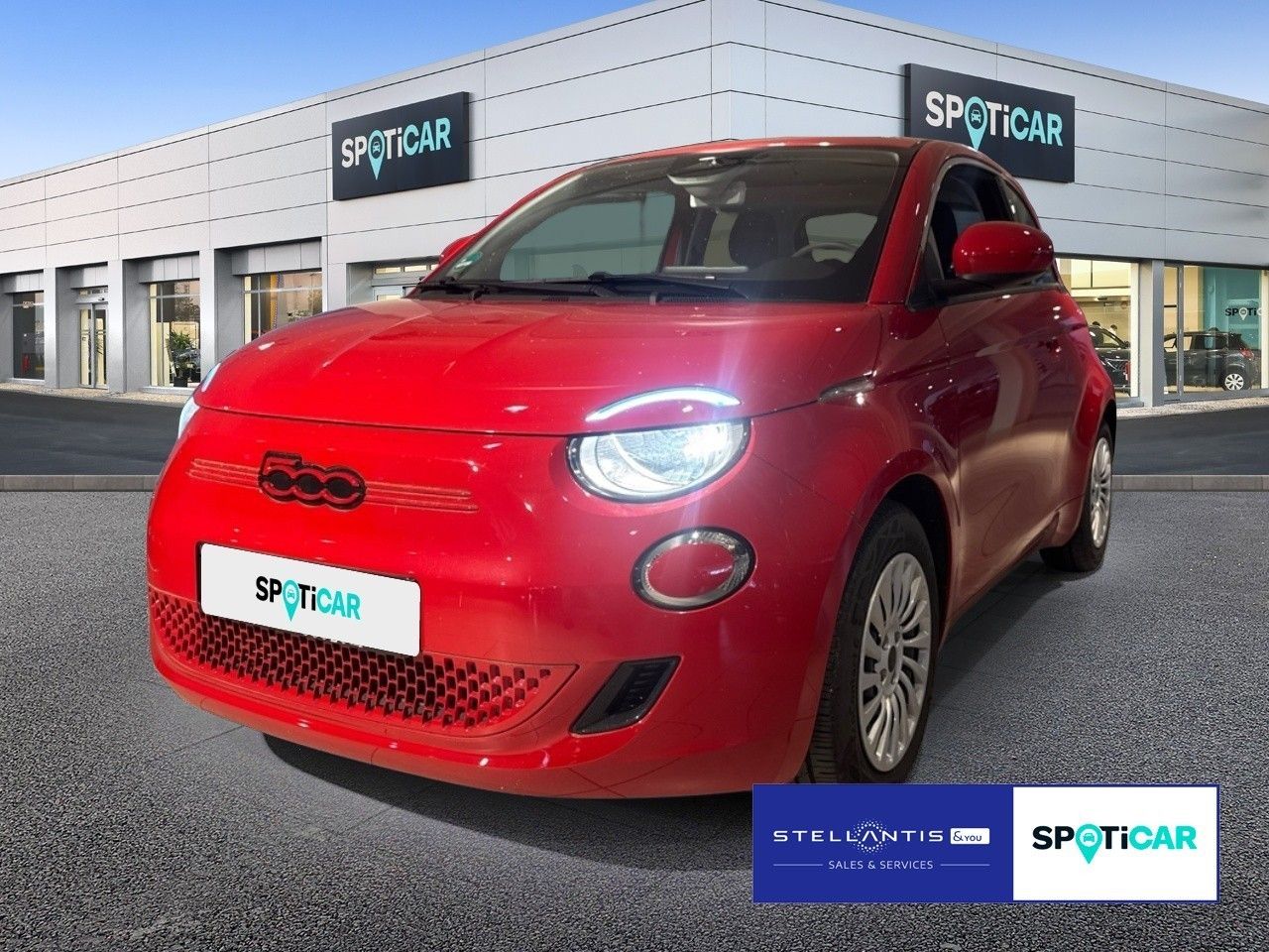 Fiat 500e Red Edition+Navi+SHZ+CarPlay+