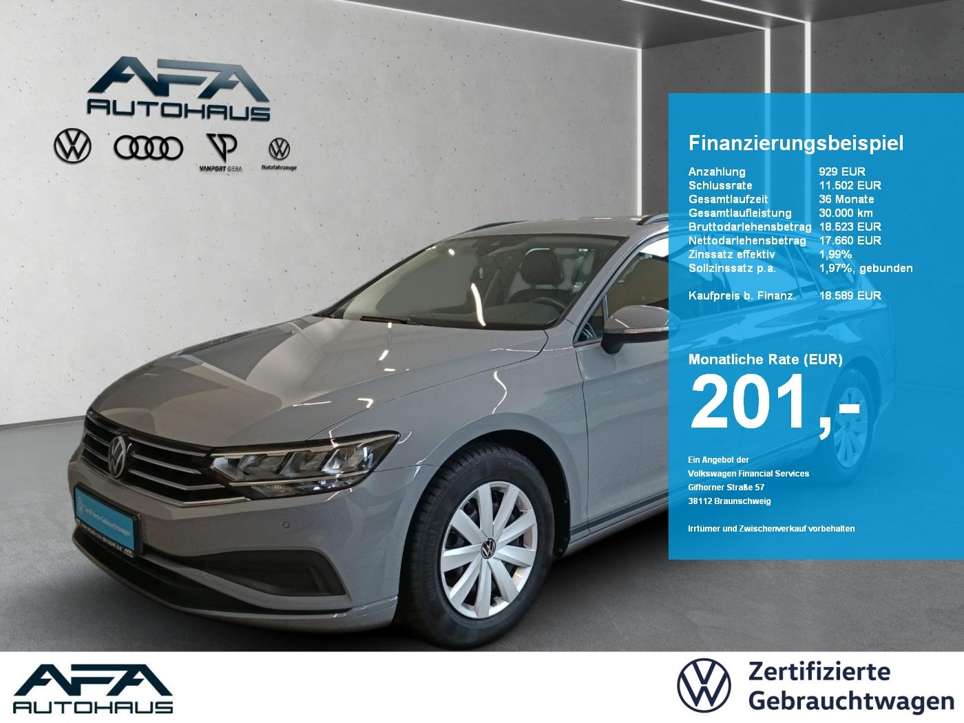 Volkswagen Passat Variant 1.5 TSI RFK*LED*Navi*DAB*SHZ