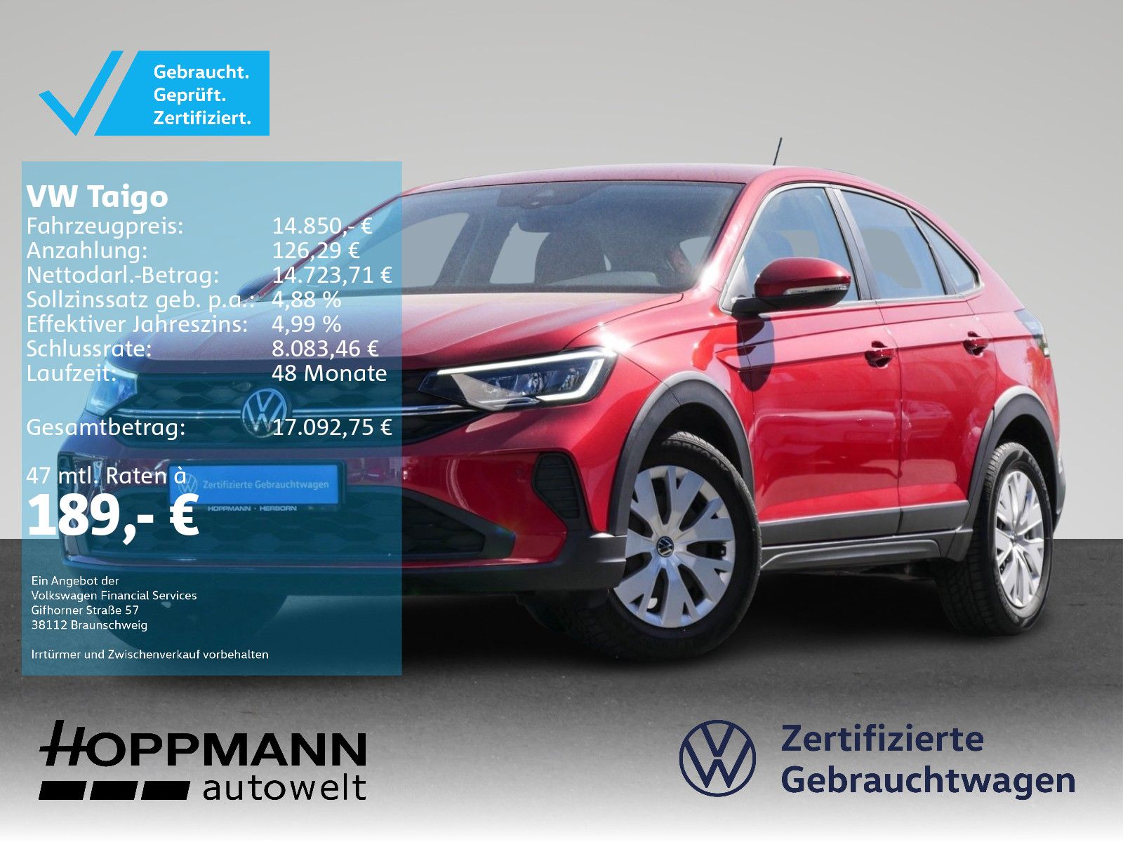 Volkswagen Taigo 1.0 TSI LED DAB+ Sitzheizung Einparkhilfe