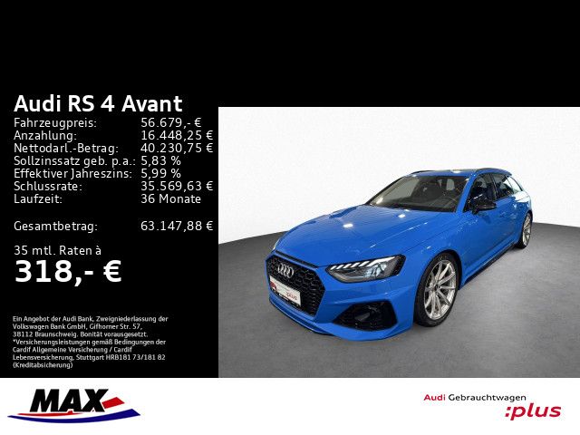RS4 Avant TFSI QUATTRO MATRIX+PANO+RAUTE+KAMERA+