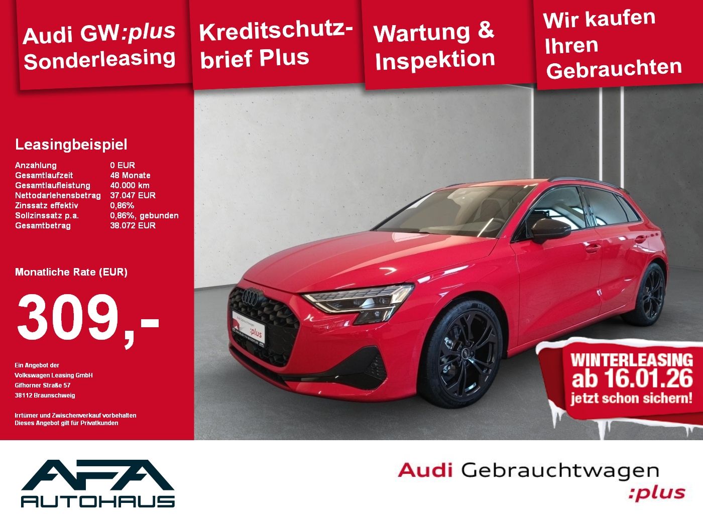 Audi A3 Sportback 35 TFSI Adv. S tr. S-Line*Carbon*AH