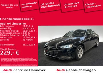 Audi Leasingangebot: Audi A4 Limousine 35 TFSI Navi Sitzheizung Einparkhil