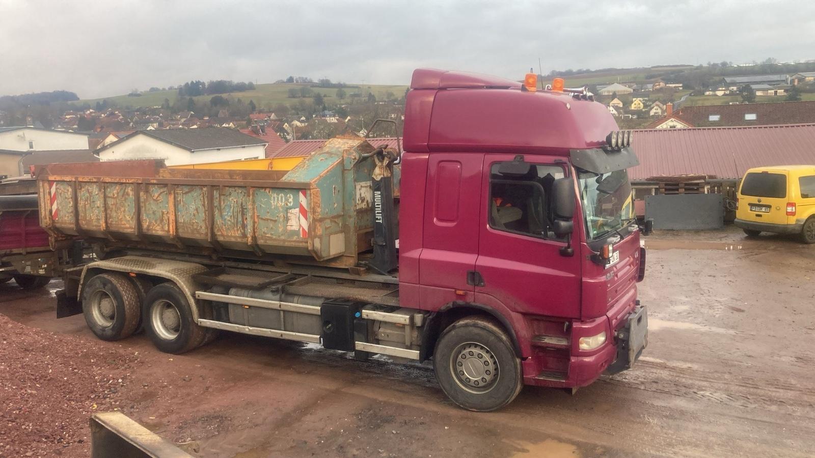 DAF CF 85.460 6x4 BB Abroller Multilift Euro 5
