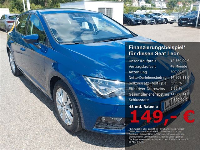 Leon Style 1,0 TSI DSG *LED+TEMPOMAT+PDC+SHZ+MFL