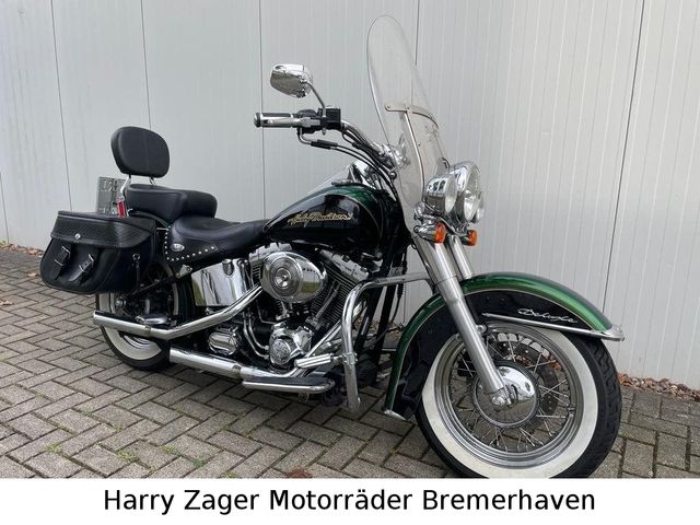 Harley-Davidson Softail Deluxe FLSTN Dragonfly green