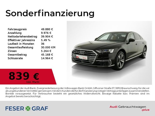 AUDI A8 60 TFSI e quattro Matrix / Allradlenk. / Luft