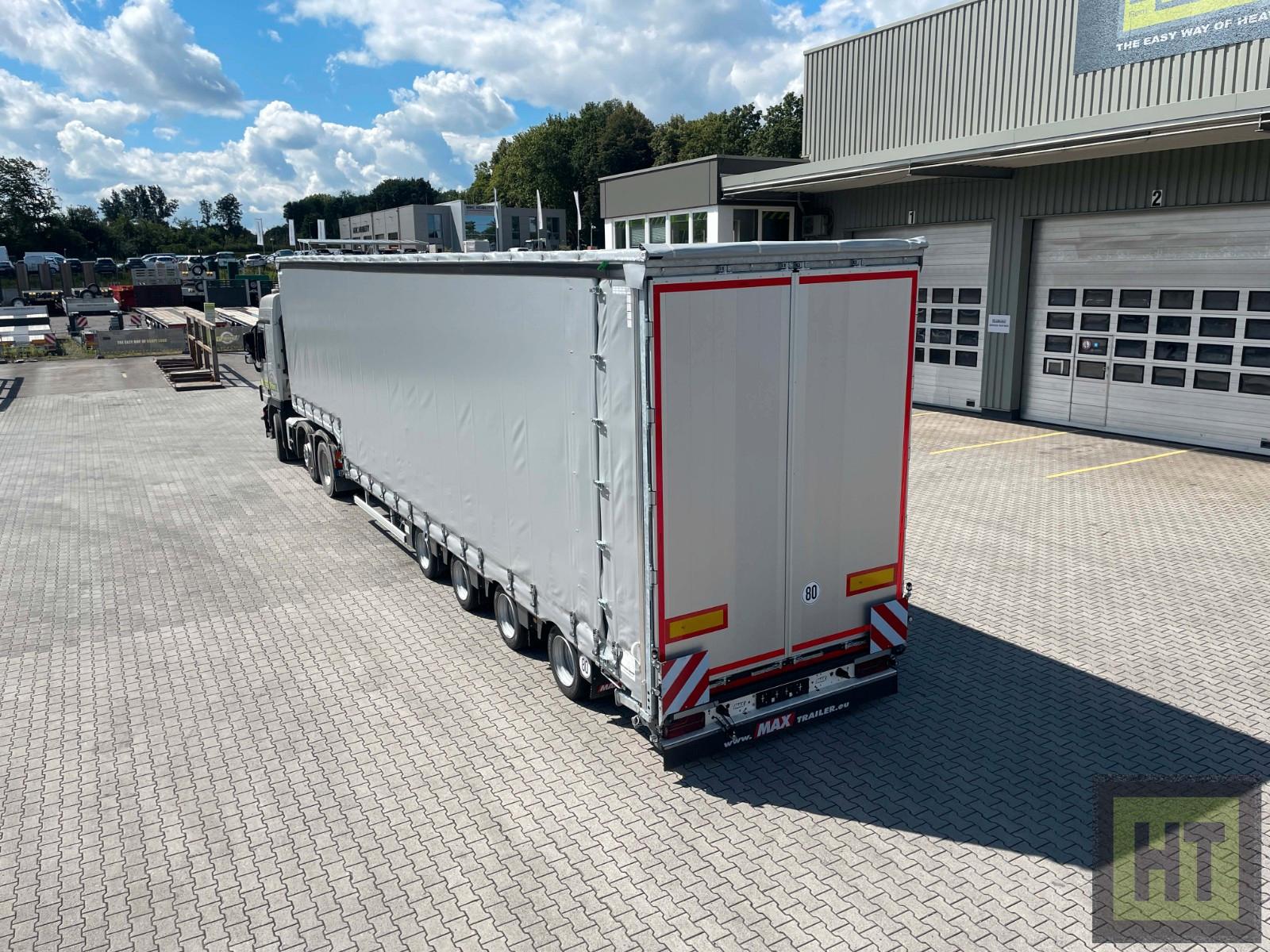 Faymonville MAX Trailer 4-Achs-Jumbo-Semi mit Planenaufbau