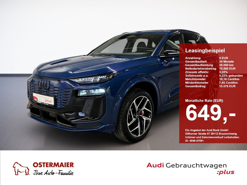 Audi SQ6 e-tron S-LINE EDITION ONE BLUE NP:113tEUR NU