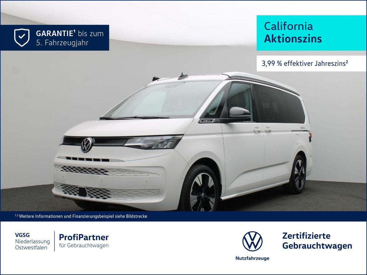 Volkswagen California Beach Camper AHK ACC Area View Navi