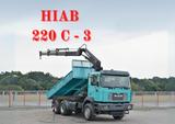 MAN 27-314 * HIAB 220 C - 3 + FUNK * 6x4 - MAN 2000 F