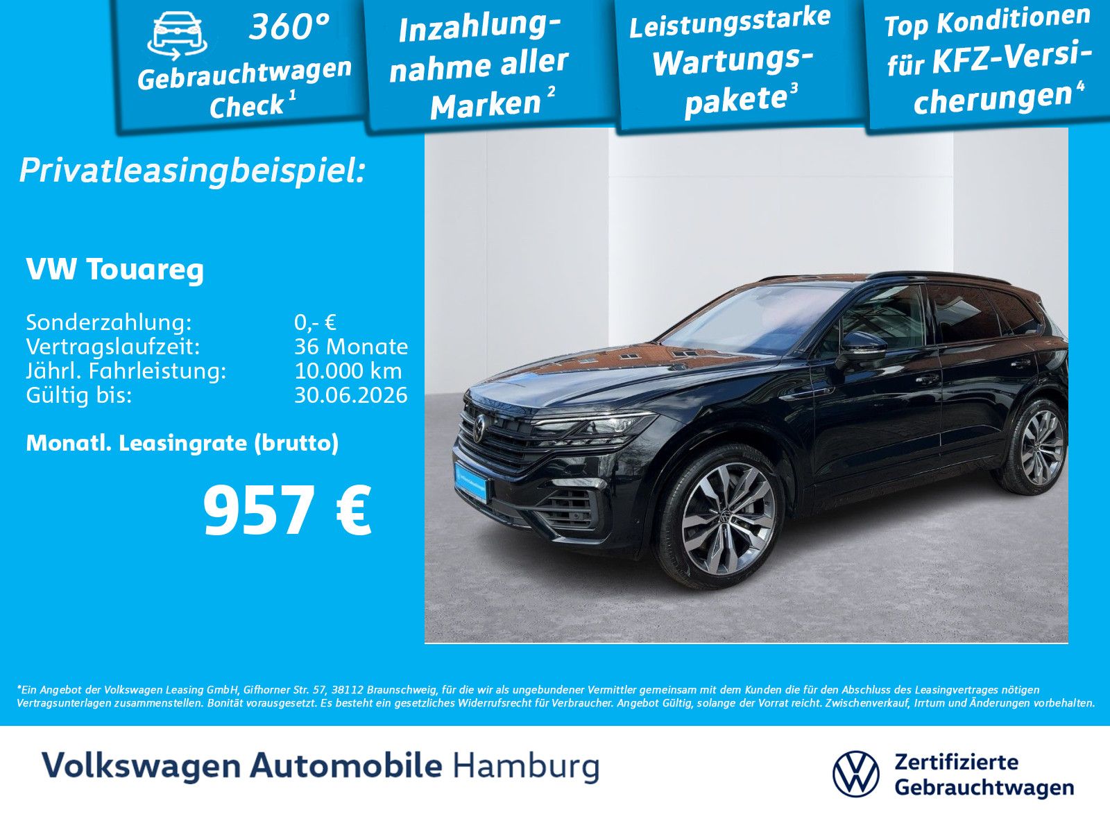 Volkswagen Touareg 3.0 TSI eHybrid R 4M Pano Kamera AHK