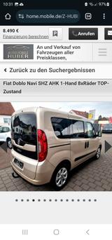 Fiat Doblo 1.6 16V Multijet 88kW LOUNGE Hochdach ... - Fiat Doblo aus 2016