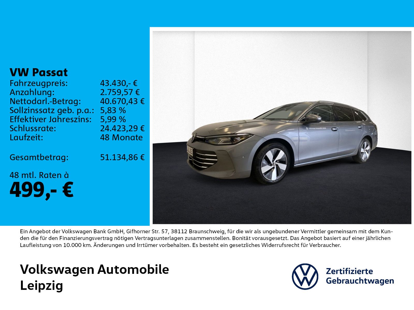 Volkswagen Passat 2.0 TDI Business ACC DCC HuD IQ.LIGHT foto 1