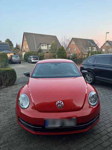 Volkswagen VW Beetle in Orange/Rot