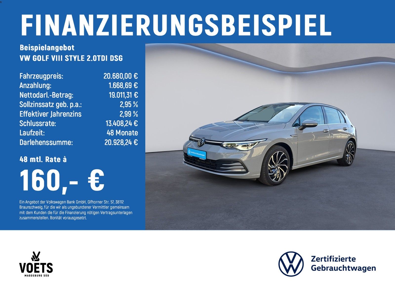 Volkswagen GOLF VIII STYLE 2.0TDI DSG IQ-LIGHT NAVI AHK KAM foto 1