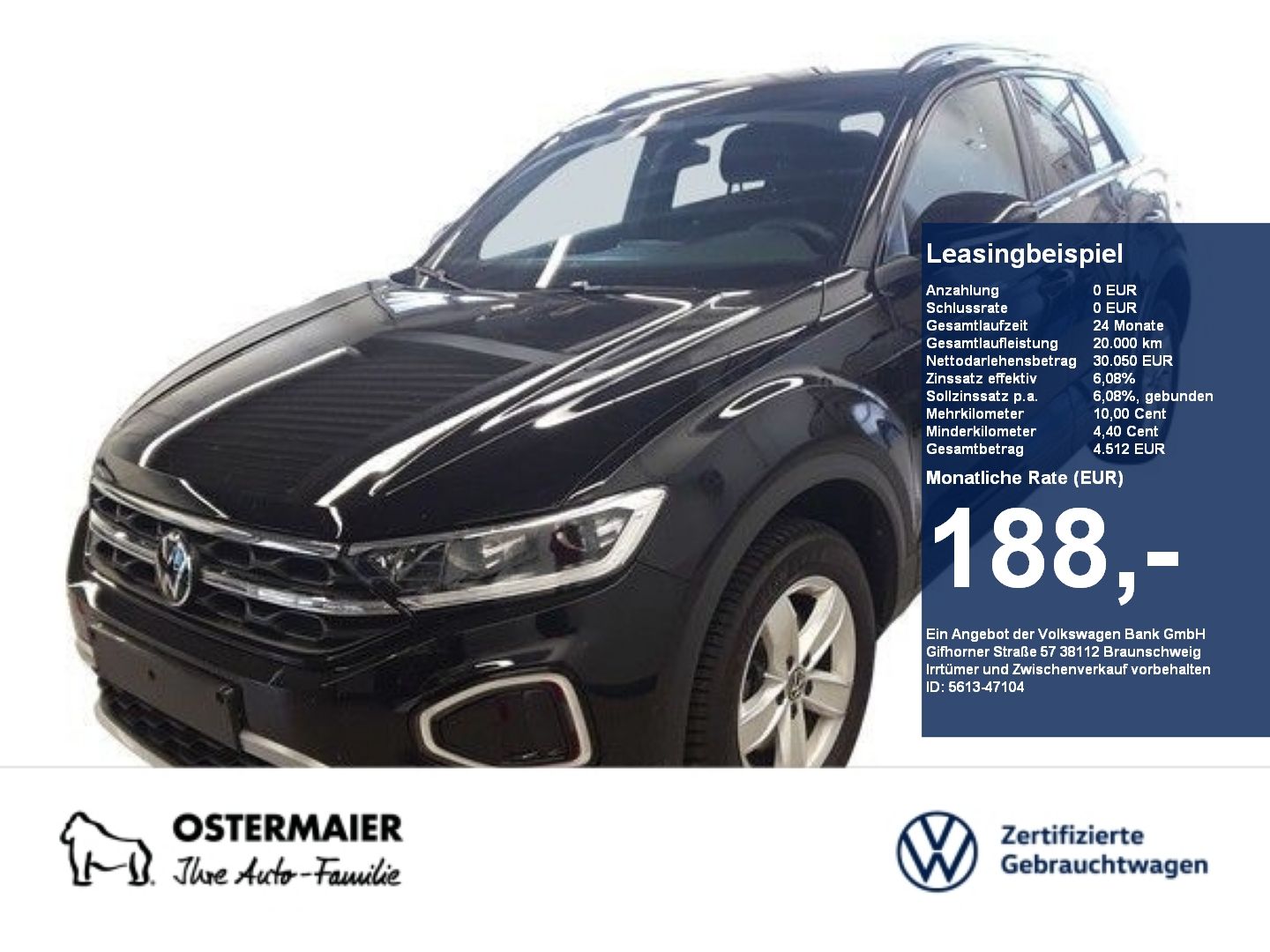 Volkswagen T-Roc STYLE BLACK 2.0TDI 150PS DSG NP.49T ACC.5J