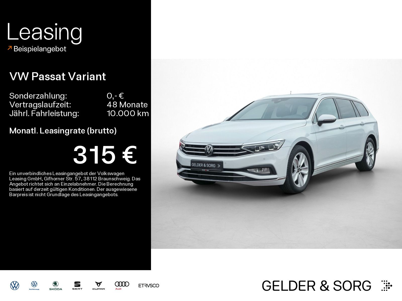Volkswagen Passat Variant 2.0 TDI Elegance Matrix*H&K*AHK*
