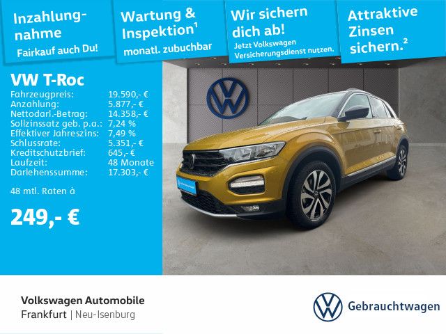 Volkswagen T-ROC 1.0 TSI Active Navi LED Heckleuchten Sitzh