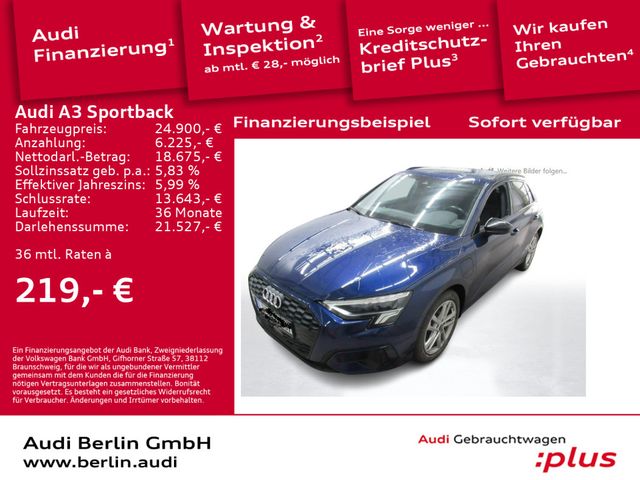 Audi A3 Sportback TFSI e Advanced 40 e S tr. LED NAVI