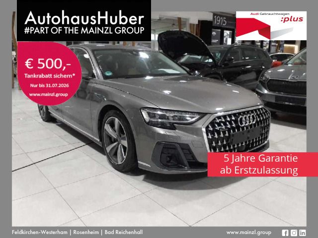 AUDI A8 55 TFSI quattro B&amp;O StdHzg AHK HUD Matrix 360