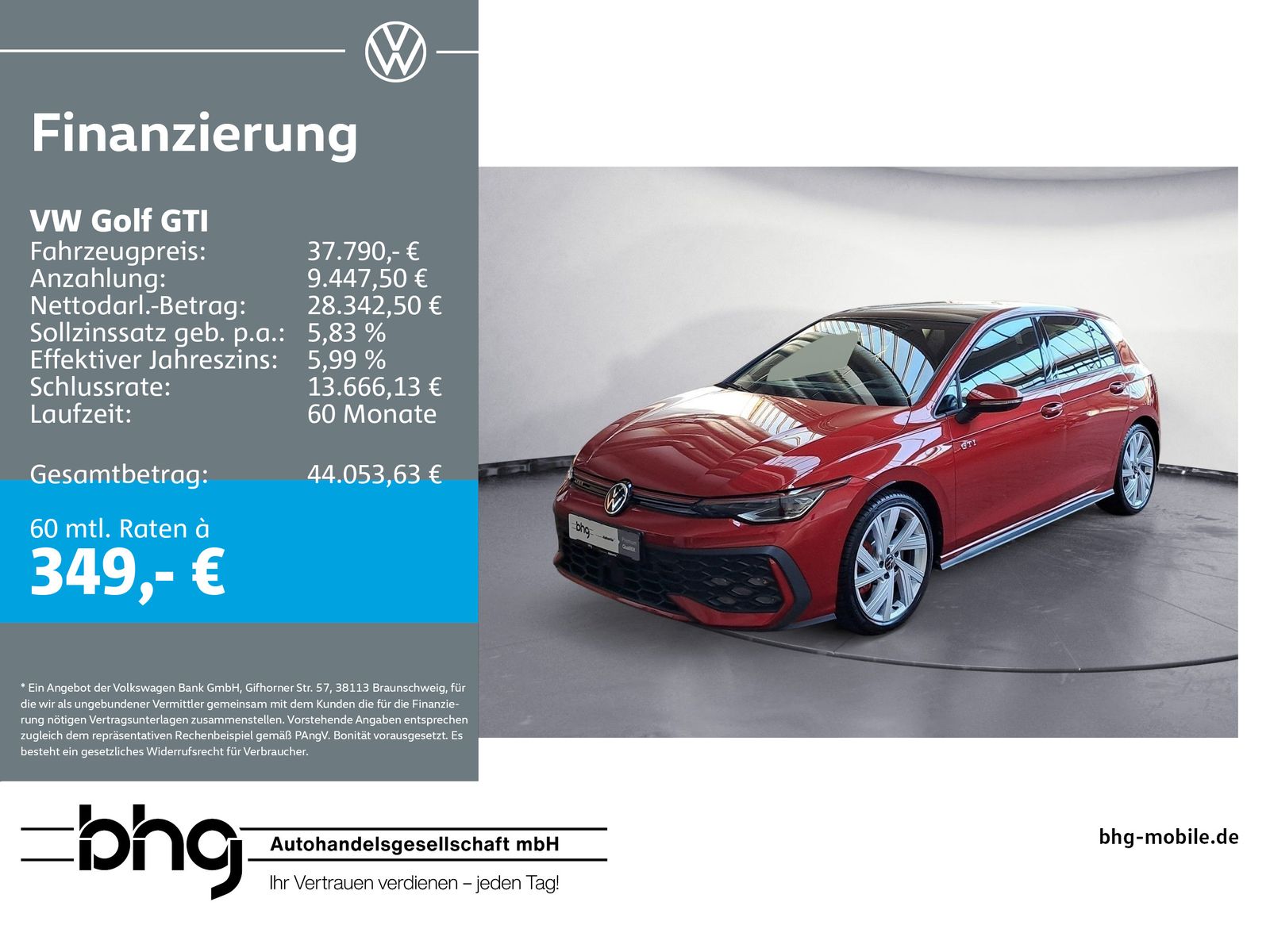 Volkswagen Golf GTI 2.0 TSI DSG PANO AHK NAVI MATRIX-LED A foto 1
