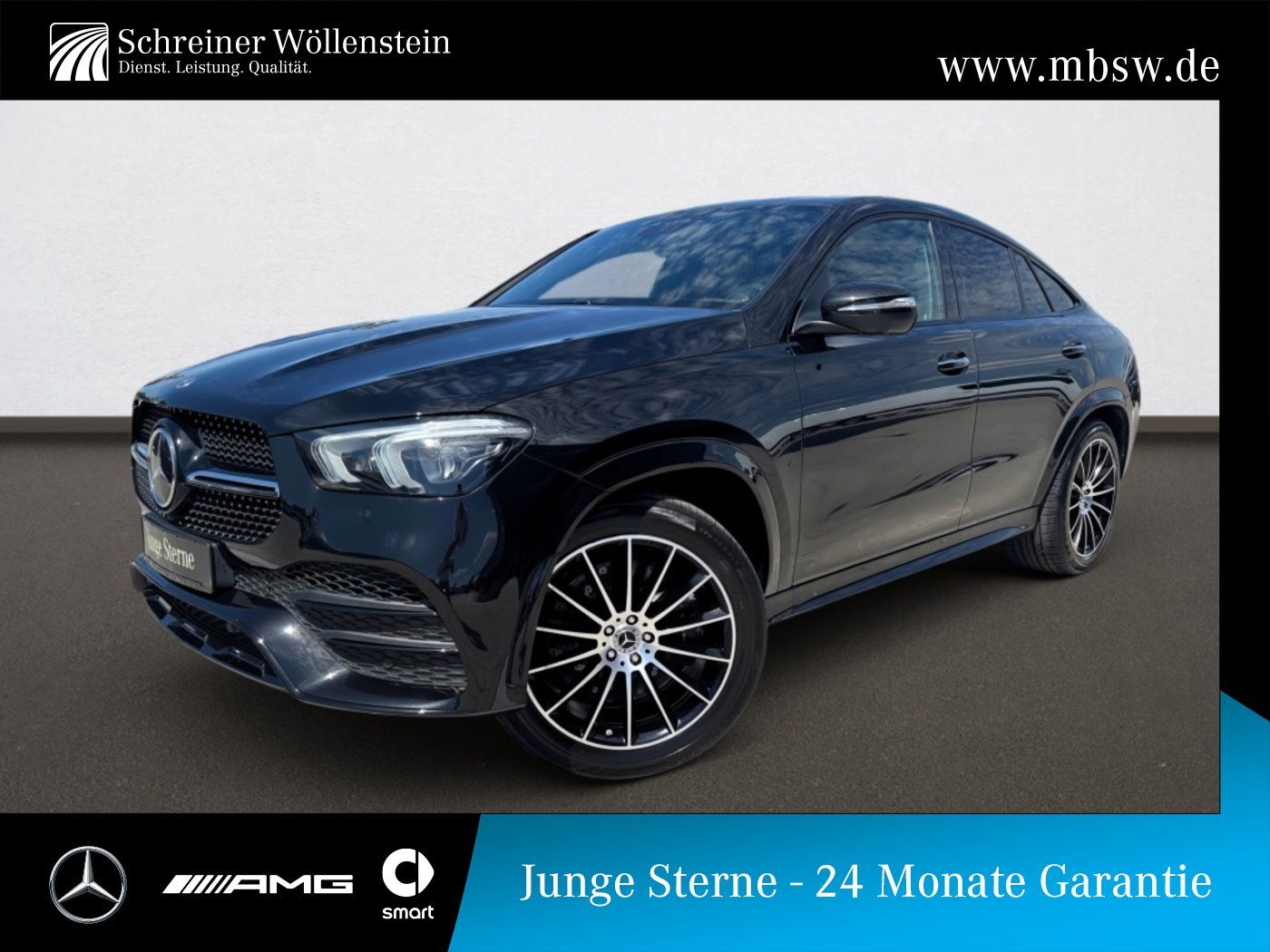 Mercedes-Benz GLE 400d 4M Coupé AMG Night Burm Mbeam Air Pano foto 1