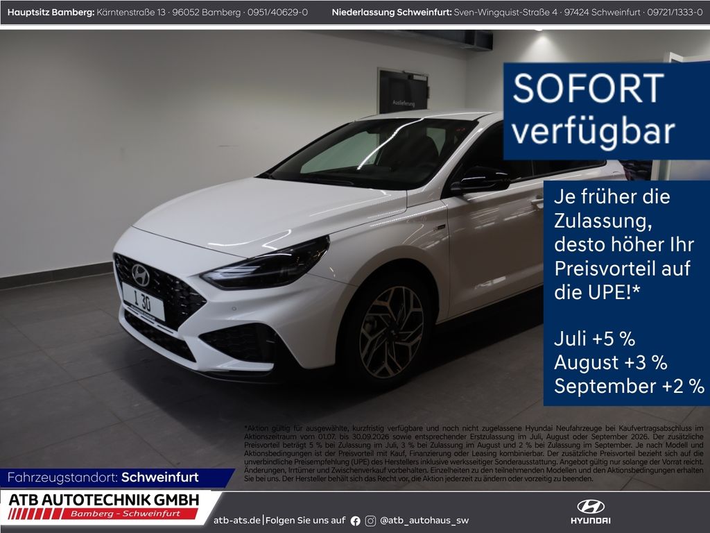 i30 Kombi N-Line 1.6 T-GDI (150 PS) 7-DCT 2WD