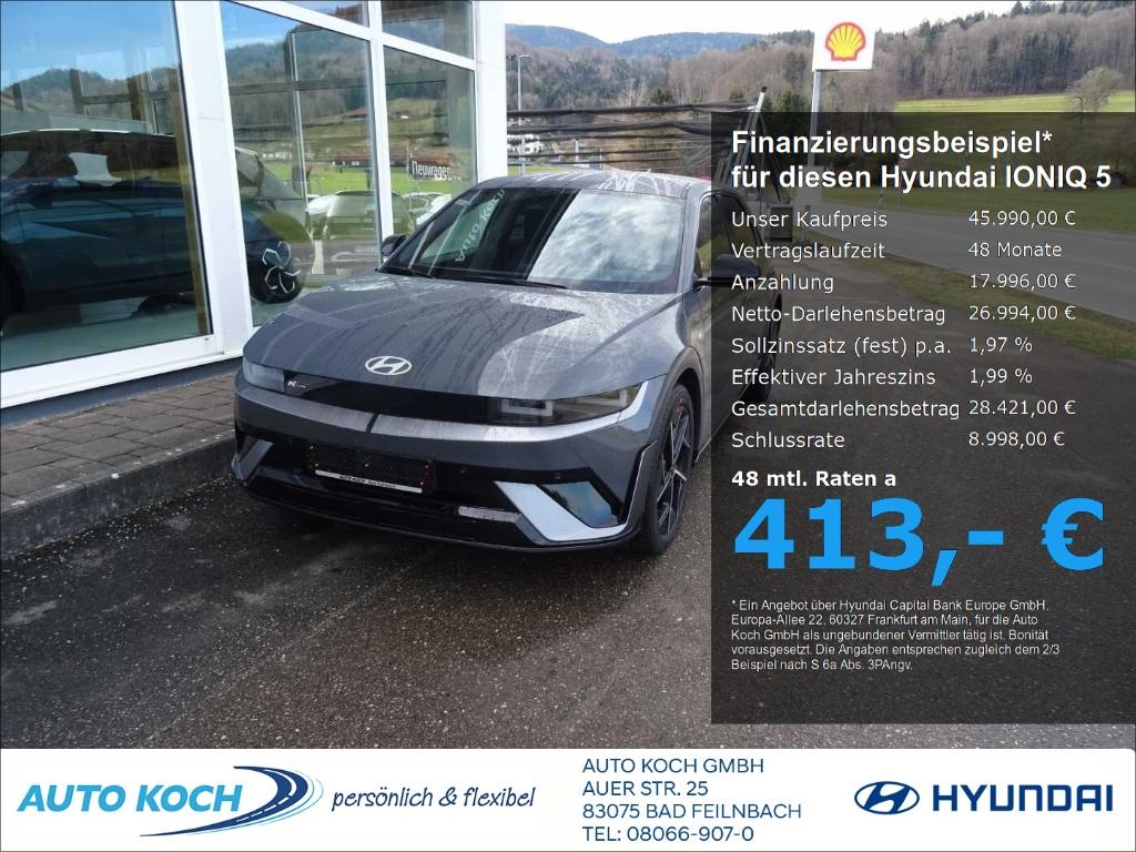 Hyundai IONIQ 5 84 kWh, N-Line Navi LED ACC El. Heckklap