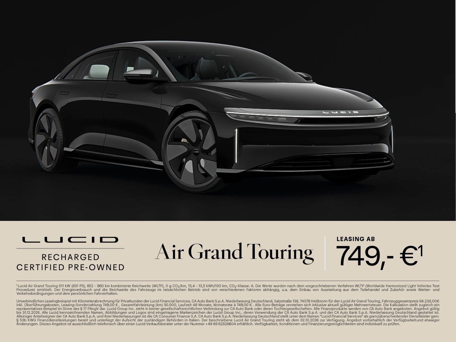 Lucid Air Dual-Motor 611 kW AWD Grand Touring