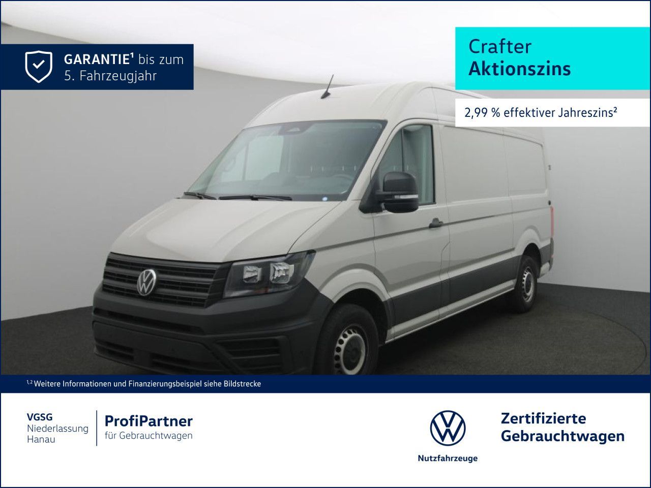Volkswagen Crafter Kasten MR Vorb. AHK Navi Sitzhzg. Kamera