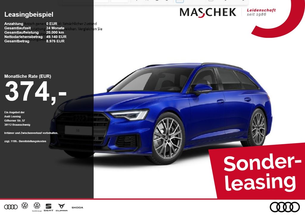 Audi S6 Avant *Sonderleasing* HuD Matrix Carbon HUD
