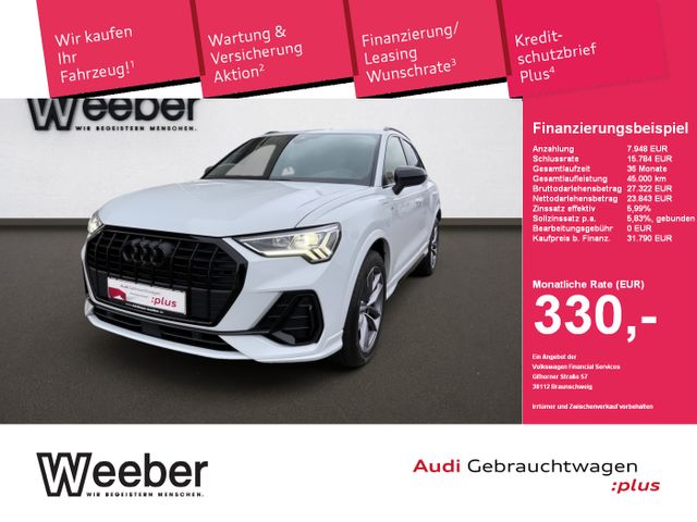 Audi Q3 45 TFSI e S line Navi LED Leder Kamera PDC